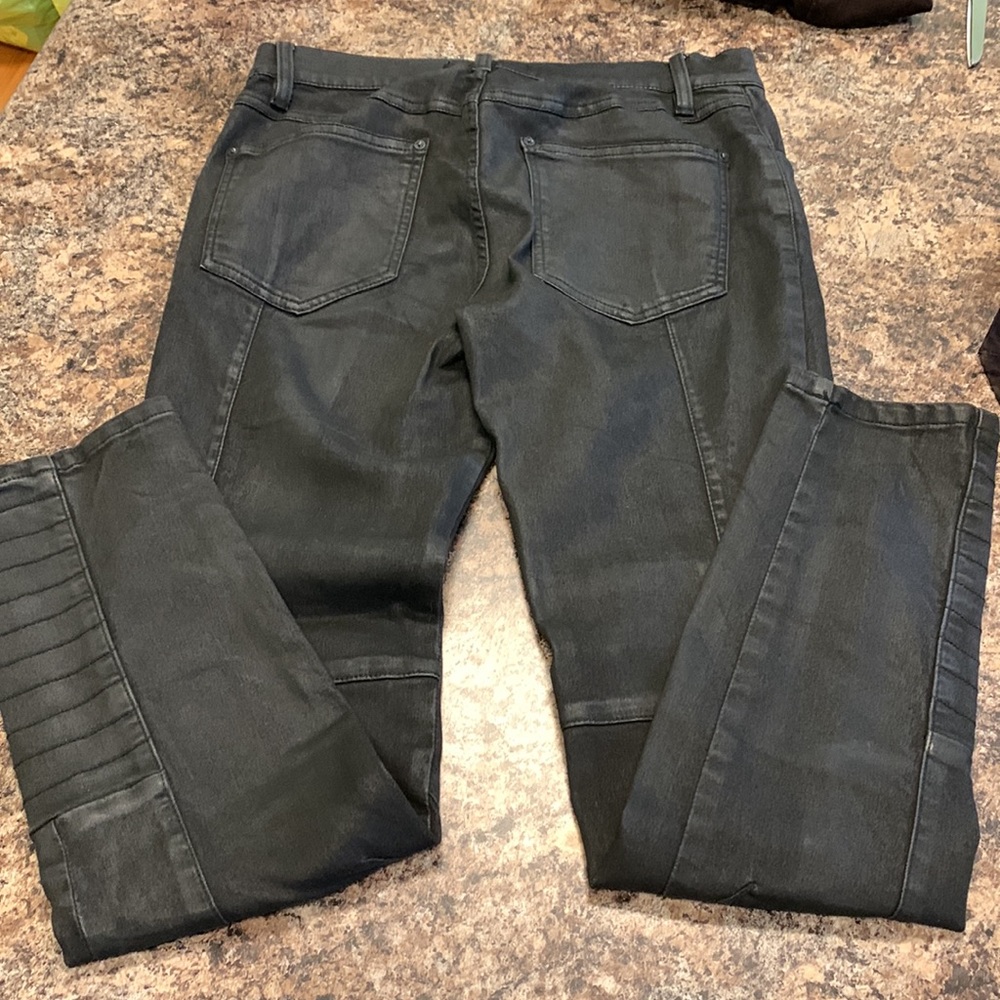 Free People Jillian coated moto jegging sz:27 - Picture 4 of 6